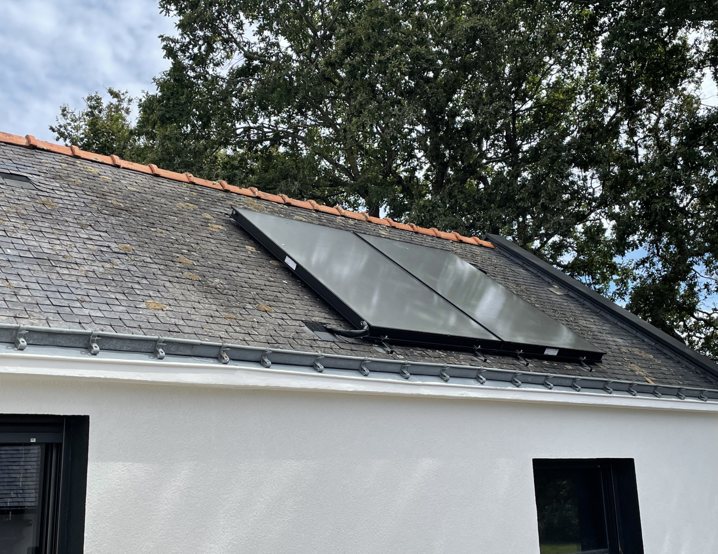 Panneaux solaires pour production eau chaude sanitaire Sarzeau